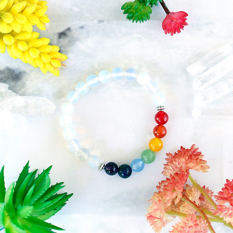 Opalite chakra bracelet
